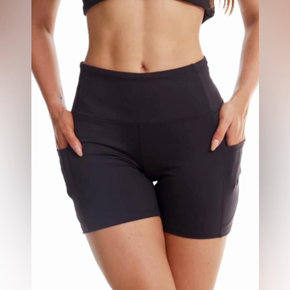NWT BALEAF SZ -M Women's Biker Shorts High Waist Yoga Shorts for Women Workout